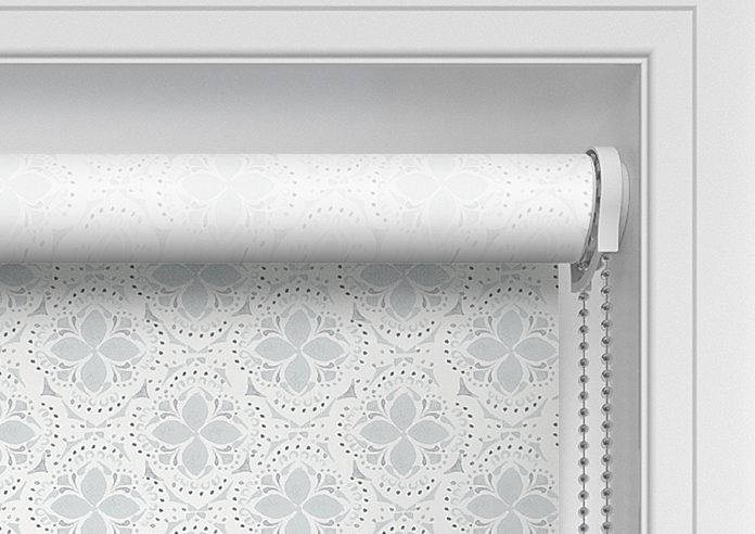 Batik Tile, Grey Skies - Twist&Fit Roller Blind - Image 11